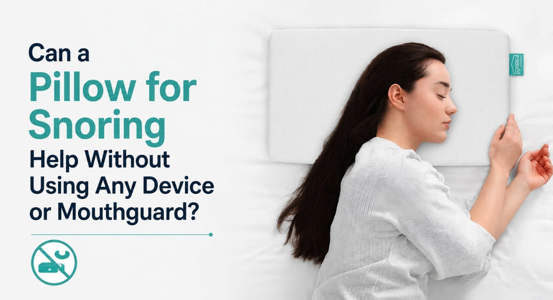Can a Pillow for Snoring Help Without Using Any Device or Mouthguard?