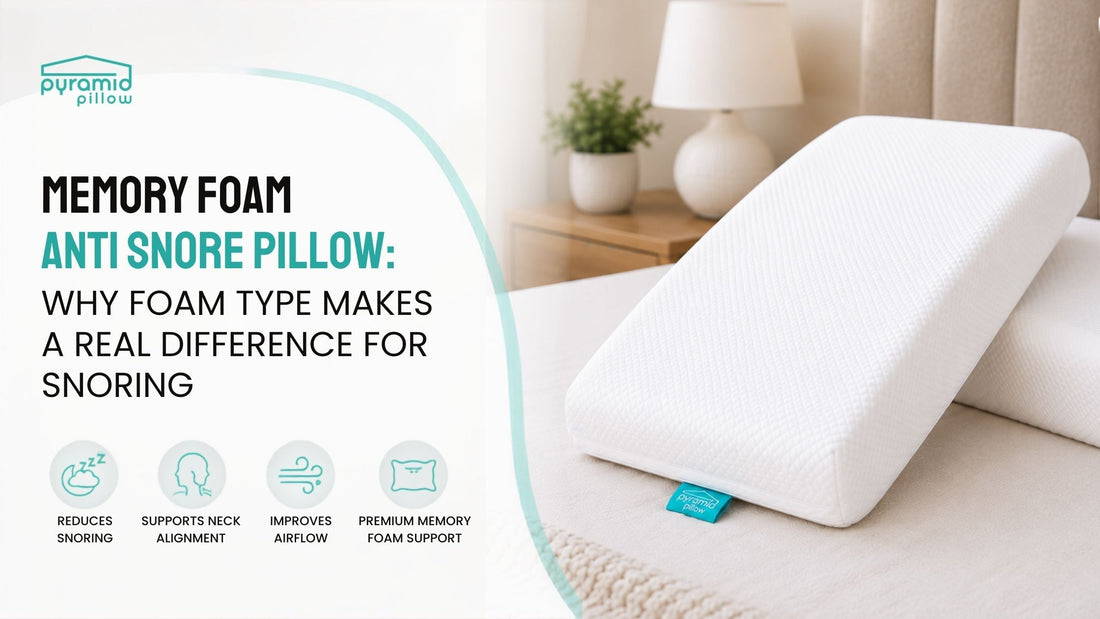 Memory Foam Anti Snore Pillow: Why Foam Type Makes a Real Difference for Snoring
