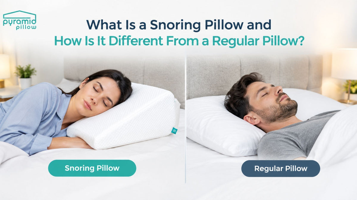 What Is a Snoring Pillow and How Is It Different From a Regular Pillow?