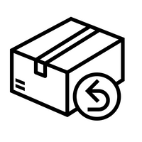 Free return pillow package icon
